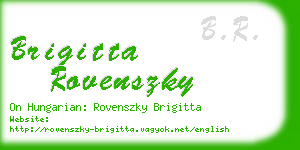 brigitta rovenszky business card